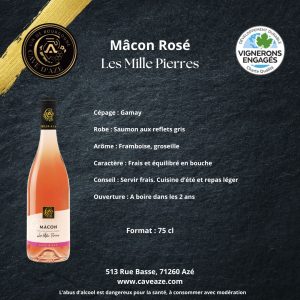 Mâcon Rosé Les Mille Pierres